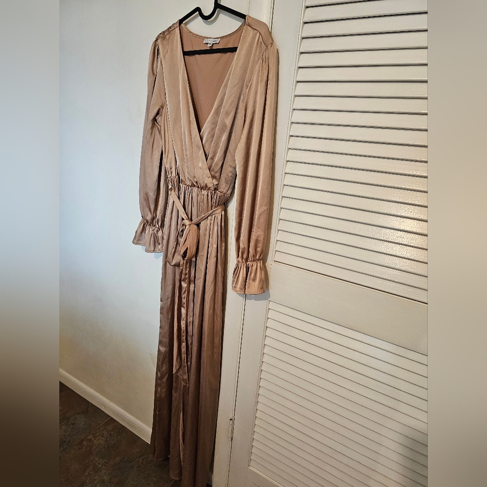 BALTIC BORN XL champagne maxi dress